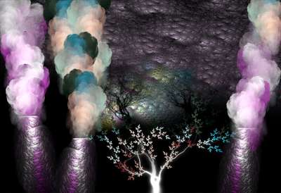 사람의 시선(매연)