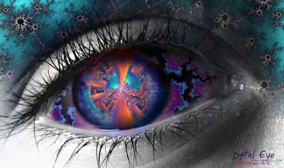 Eye of digital world